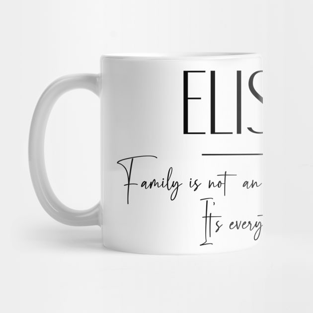 Elisa Family, Elisa Name, Elisa Middle Name by Rashmicheal